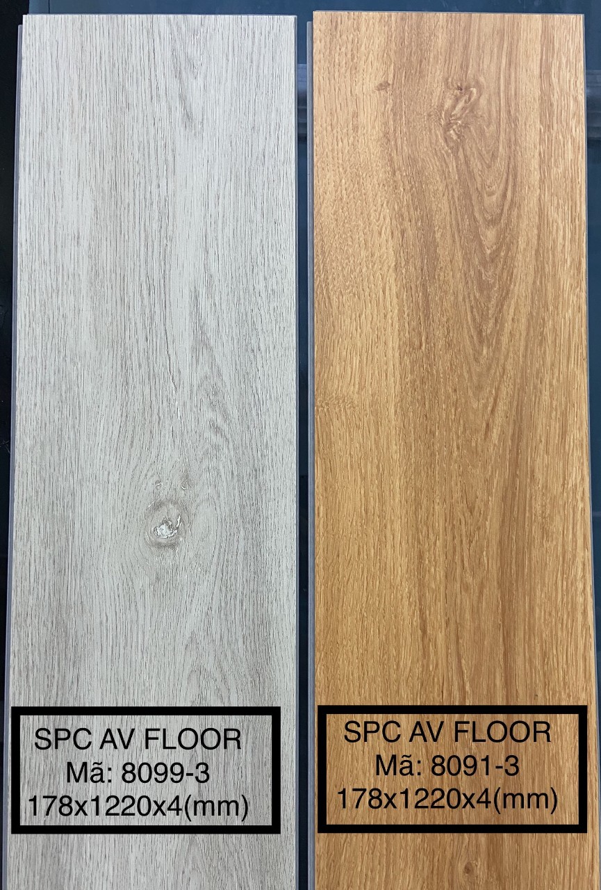 Sàn nhựa hèm khóa SPC 4mm